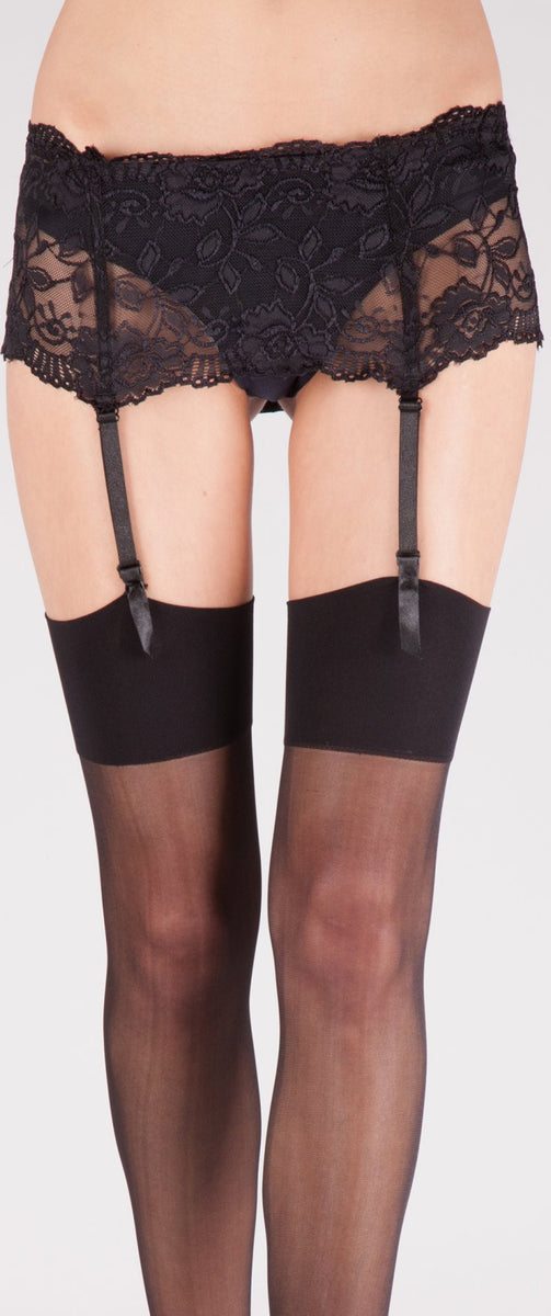 Lace Garter Belt For Women - High Waisted With 4 Adjustable Straps, For Thigh High Stockings (XS-4XL) Lace Garter Belt For Women - High Waisted With 4 Adjustable Straps, For Thigh High Stockings (XS-4XL)