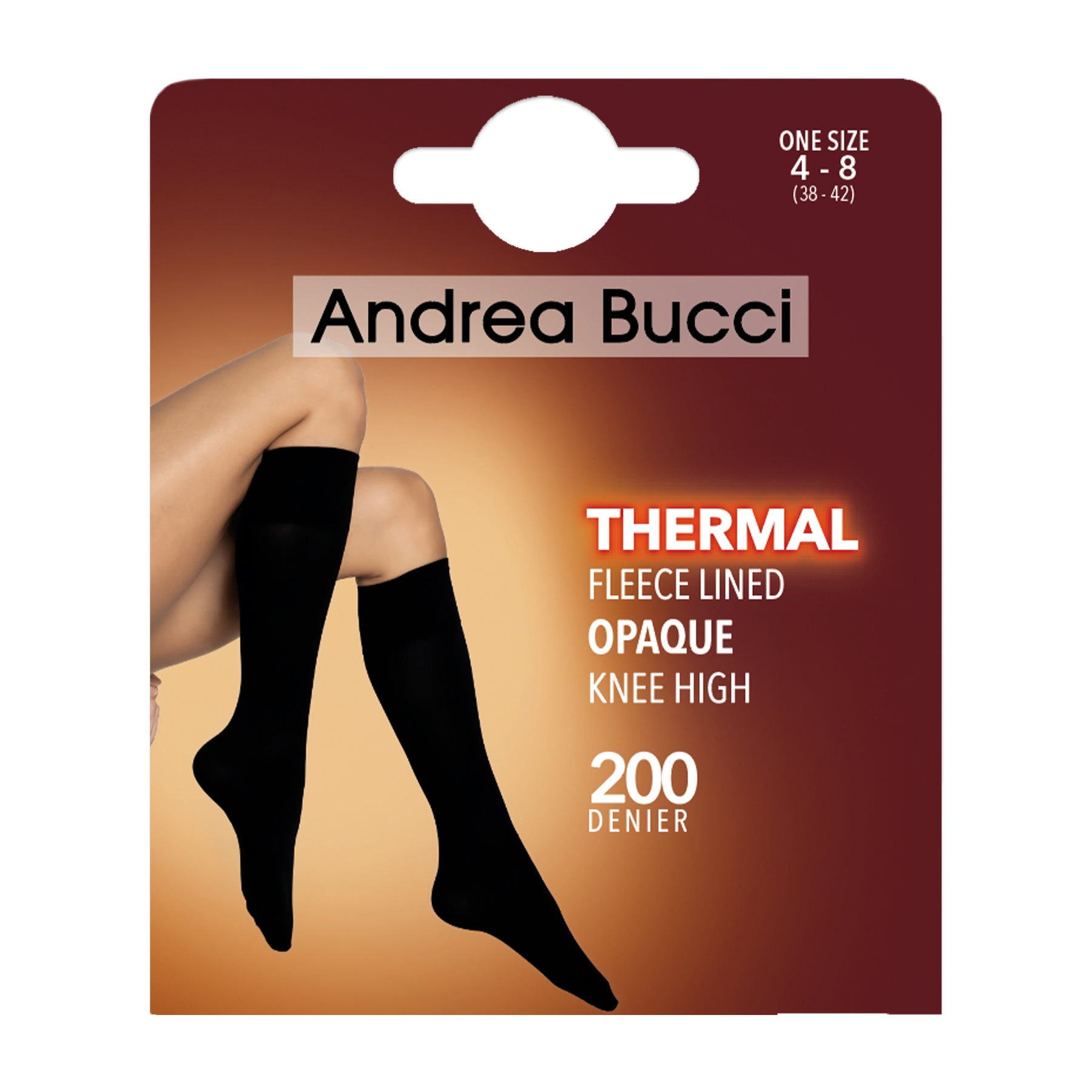 Andrea Bucci 200 Denier Thermal Fleece Lined Opaque Tights – Simply Hosiery  Online