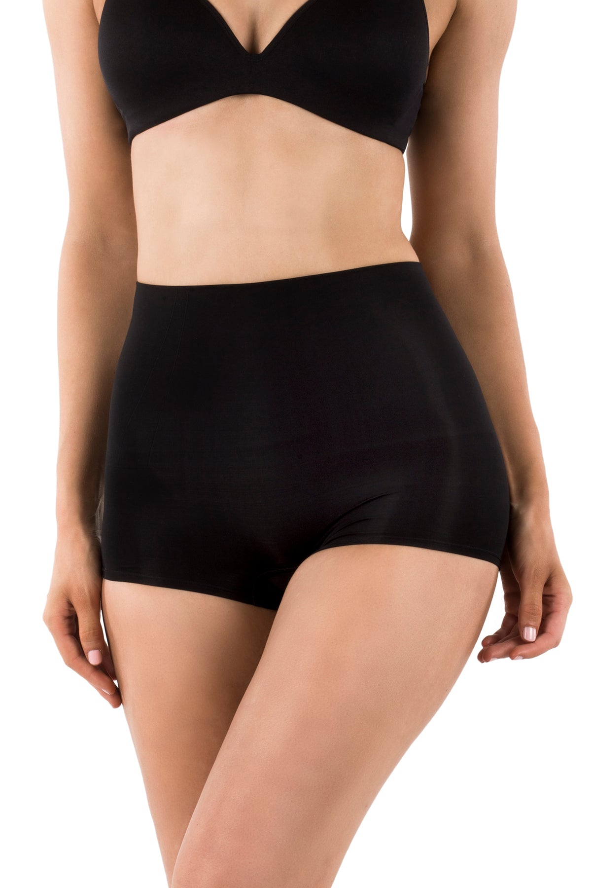 Ambra Powerlite Boyleg short Tummy Control Knickers in Black or Nude –  Simply Hosiery Online