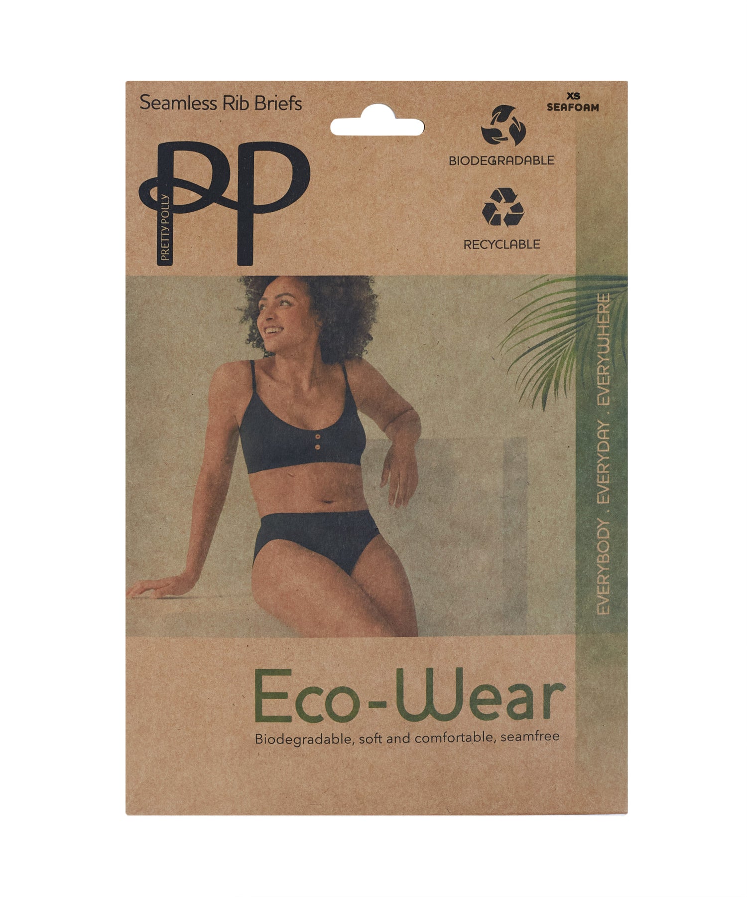 Pretty Polly Women's Eco Wear Seamfree Basic Briefs Panty