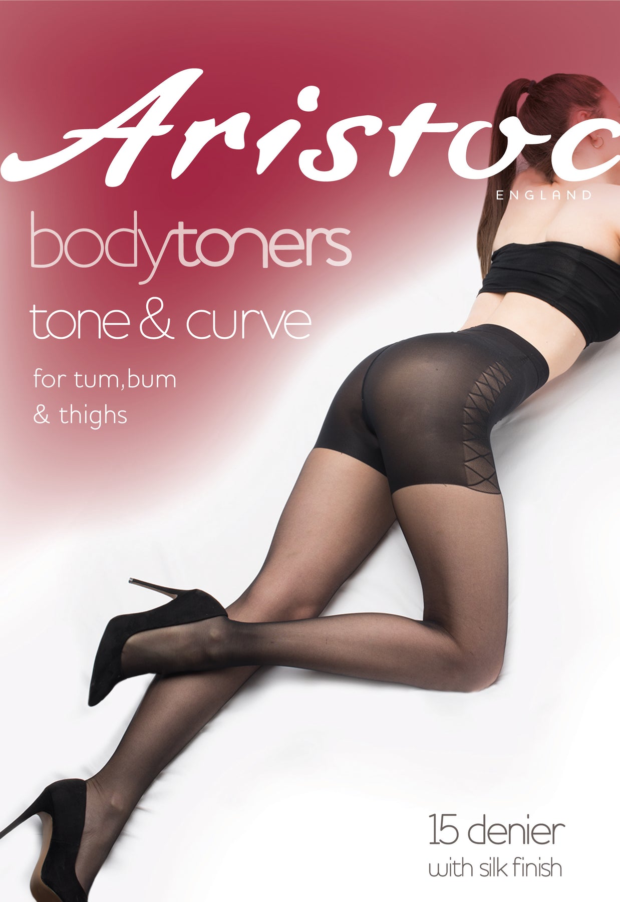 Aristoc Bodytoners Bum, Tum & Thigh Shaping Tights 15 Denier Low Leg –  Simply Hosiery Online
